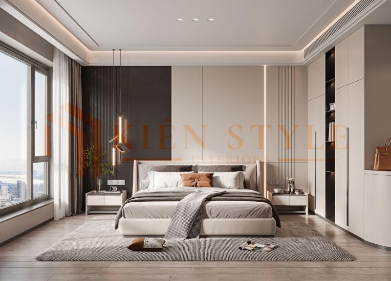 Cân bằng công nghệ và thẩm mỹ trong thiết kế phòng ngủ thông minh hiện đại và tiện nghi